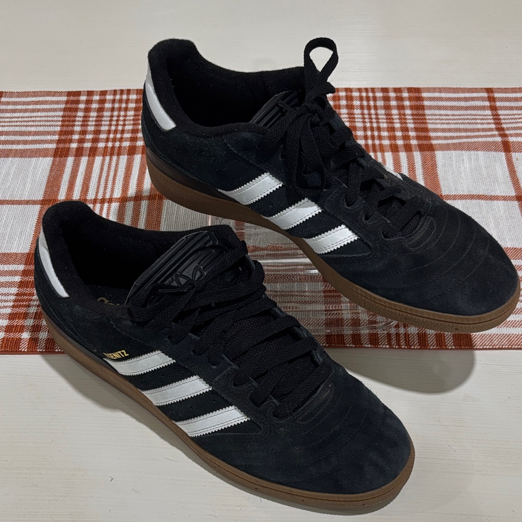 Adidas Busenitz Vulc Skate Shoes In Black Suede. Men's 13. Excellent Condition.